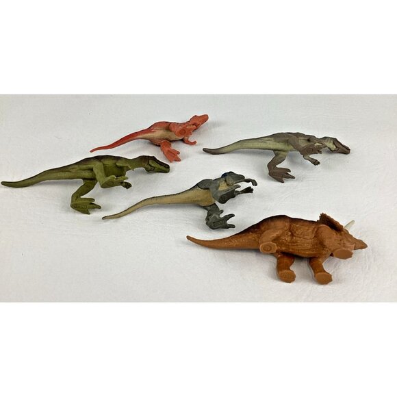 Jurassic Park World Attack Pack Mini Dinosaur 5pc Dino Figure Lot Ceratosaurus - Picture 6 of 7